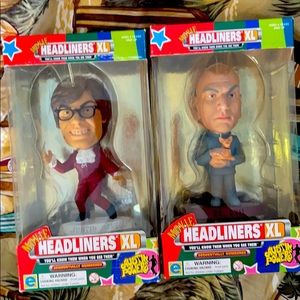 Austin Powers and Doctor Evil XL Bobble heads